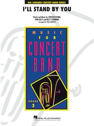 cover I'll Stand By You Concert Band sheet music cover